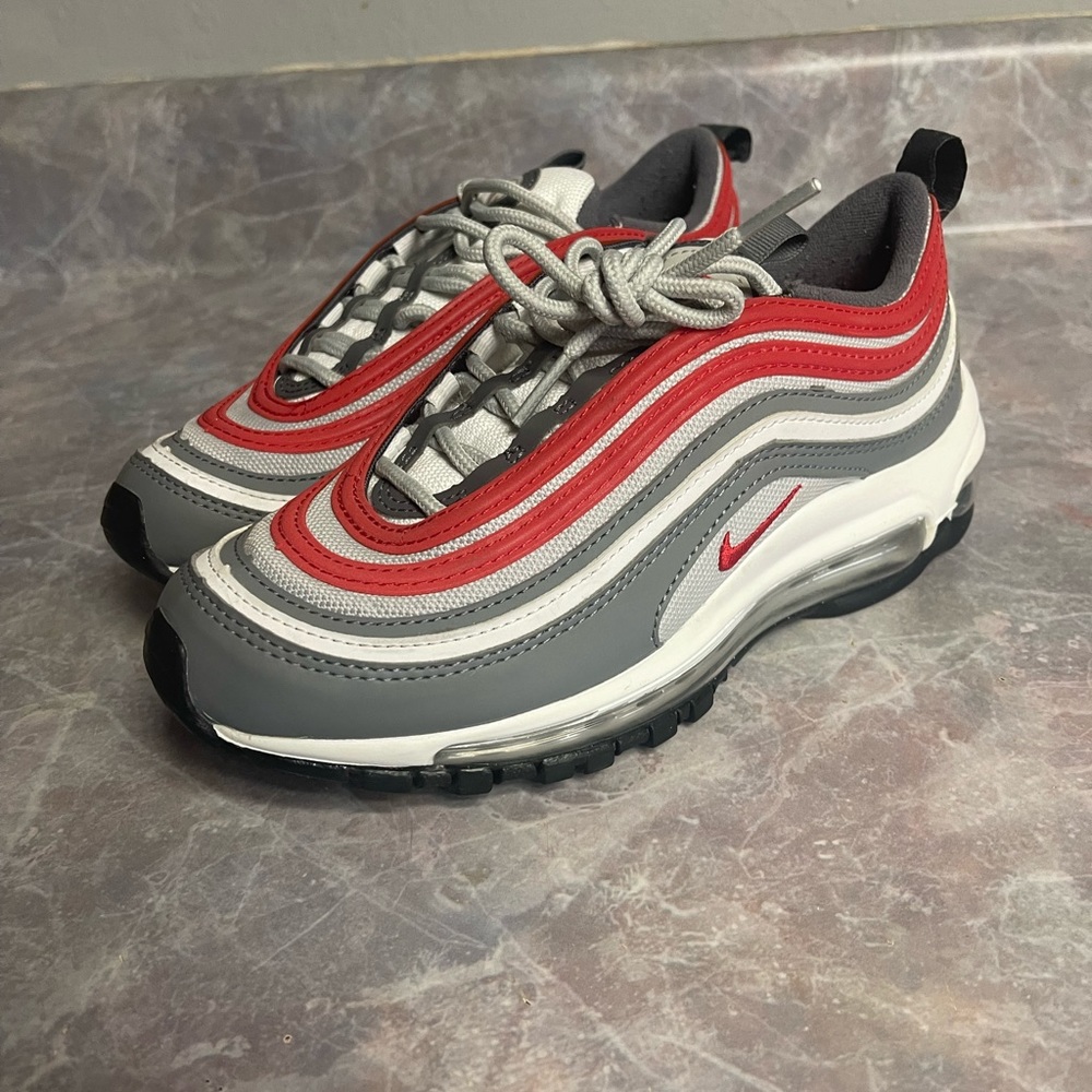 Nike air max 97 smoke grey red